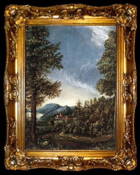 framed  ALTDORFER, Albrecht Danubian Landscape g, ta009-2
